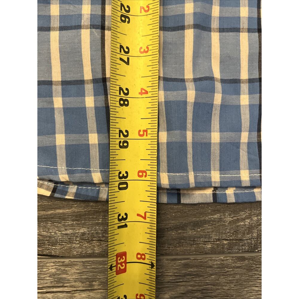 Levis Shirt Mens Large Blue Gray Western Pearl Snap White Tab Rodeo Ranch AMAZIN - Picture 7 of 9